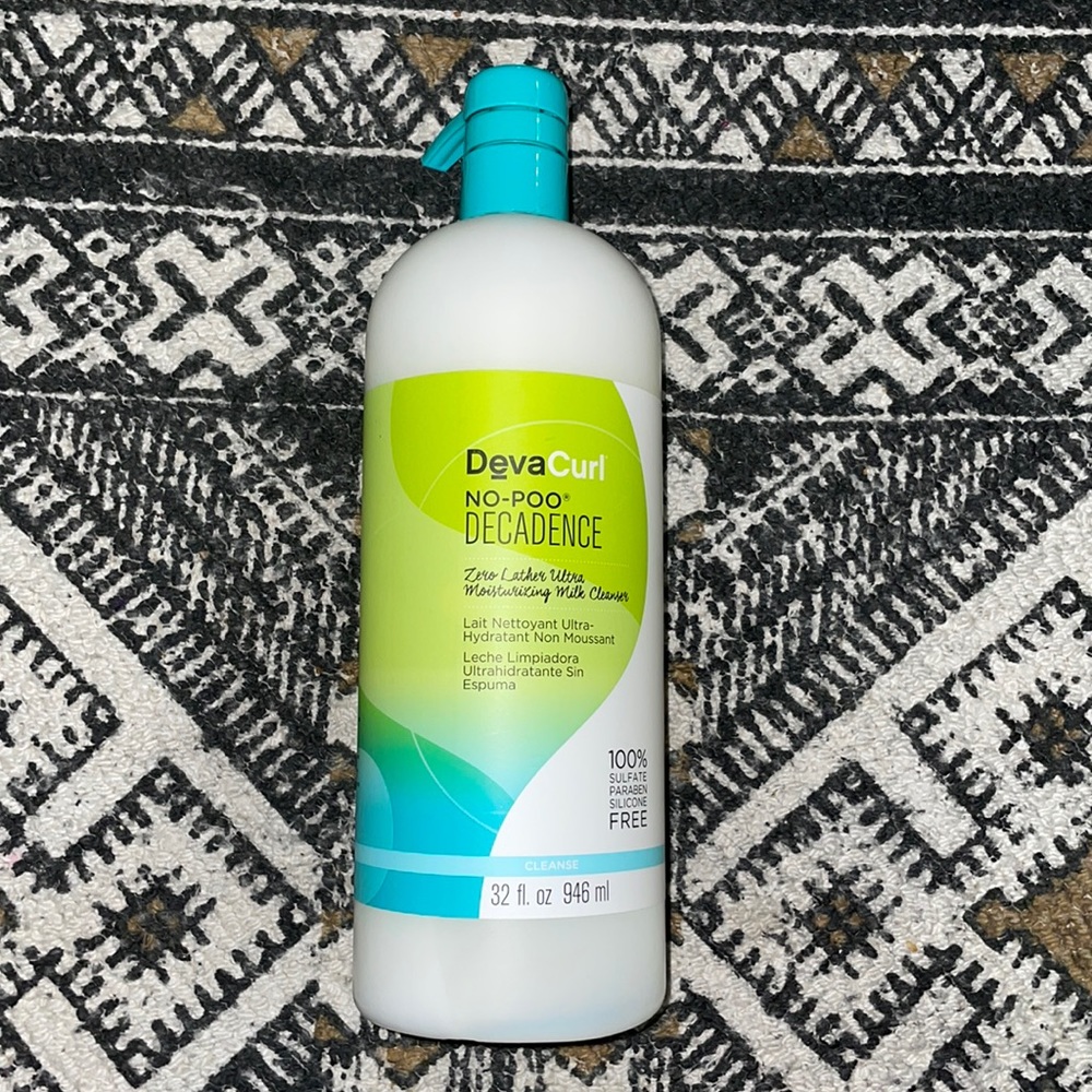 Devacurl no-poo decadence zero lather ultra moisturizing milk cleanser 32 oz